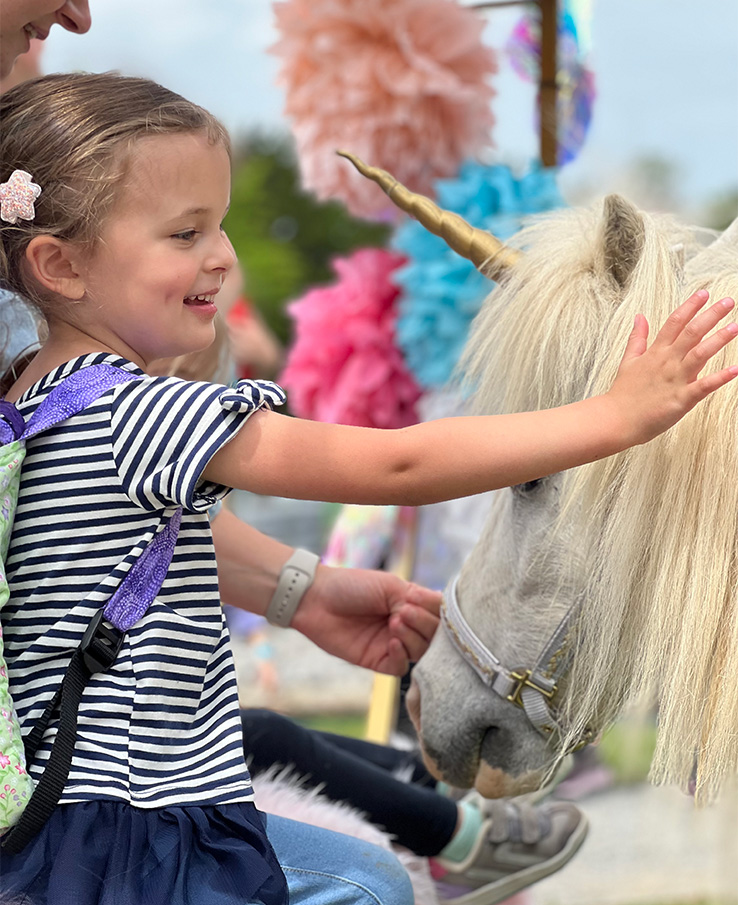 Meet Magical Unicorns at the Enchanted Fairytale Festival near Nashville, TN