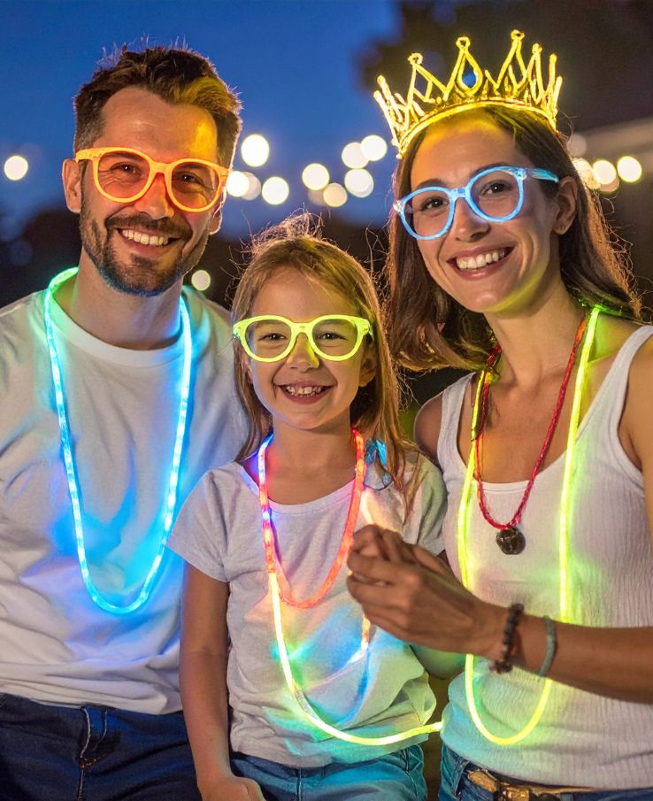 Flashlights optional at the aMAZEing Family Glow Night in the corn maze located near Nashville, TN