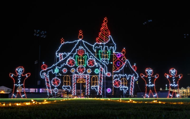 Holly Jolly Festival of Lights at Lucky Ladd Farms located near Murfreesboro, Franklin and Nashville, TN