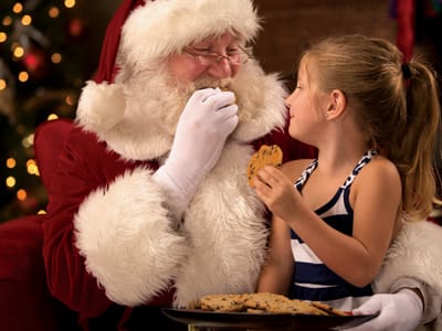 Enjoy cookie decorating, a yummy hot cocoa, and the chance to meet Santa Cookies and Cocoa with Santa