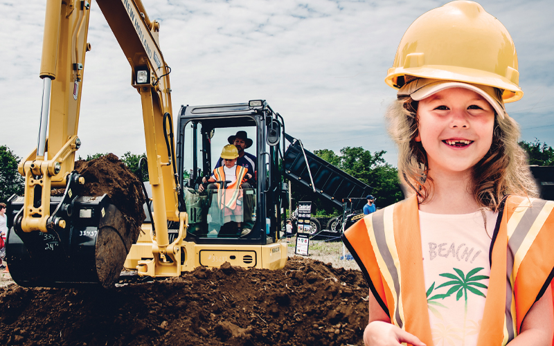 A fun construction and farm equipment themed event for kids located near Murfreesboro, Franklin and Nashville, TN