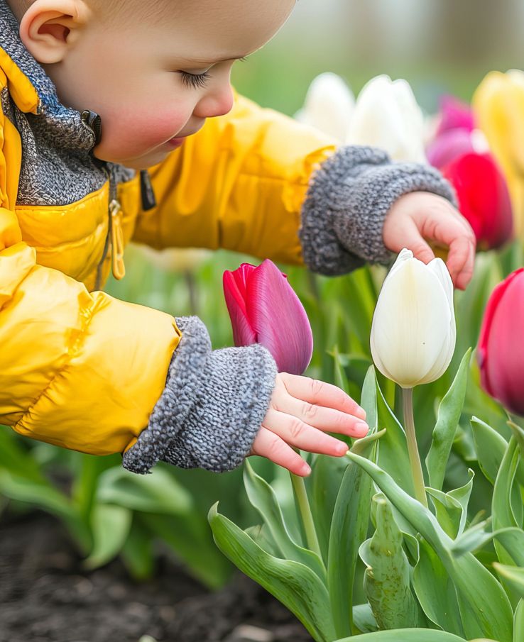 Kids of all ages can enjoy the fun activities and things to do at the TN Tulip Festival near Franklin, TN